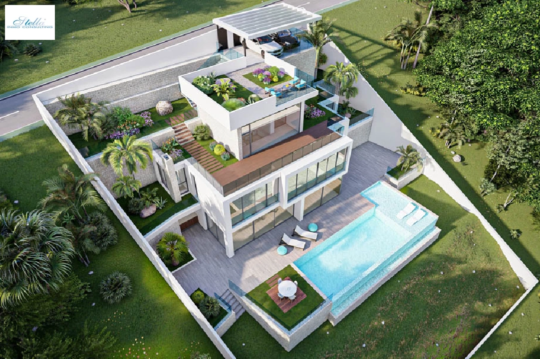 Villa in Altea(Altea Hills) zu verkaufen, Wohnfläche 560 m², Klimaanlage, Grundstück 817 m², 5 Schlafzimmer, 5 Badezimmer, Pool, ref.: BP-7012ALT-6