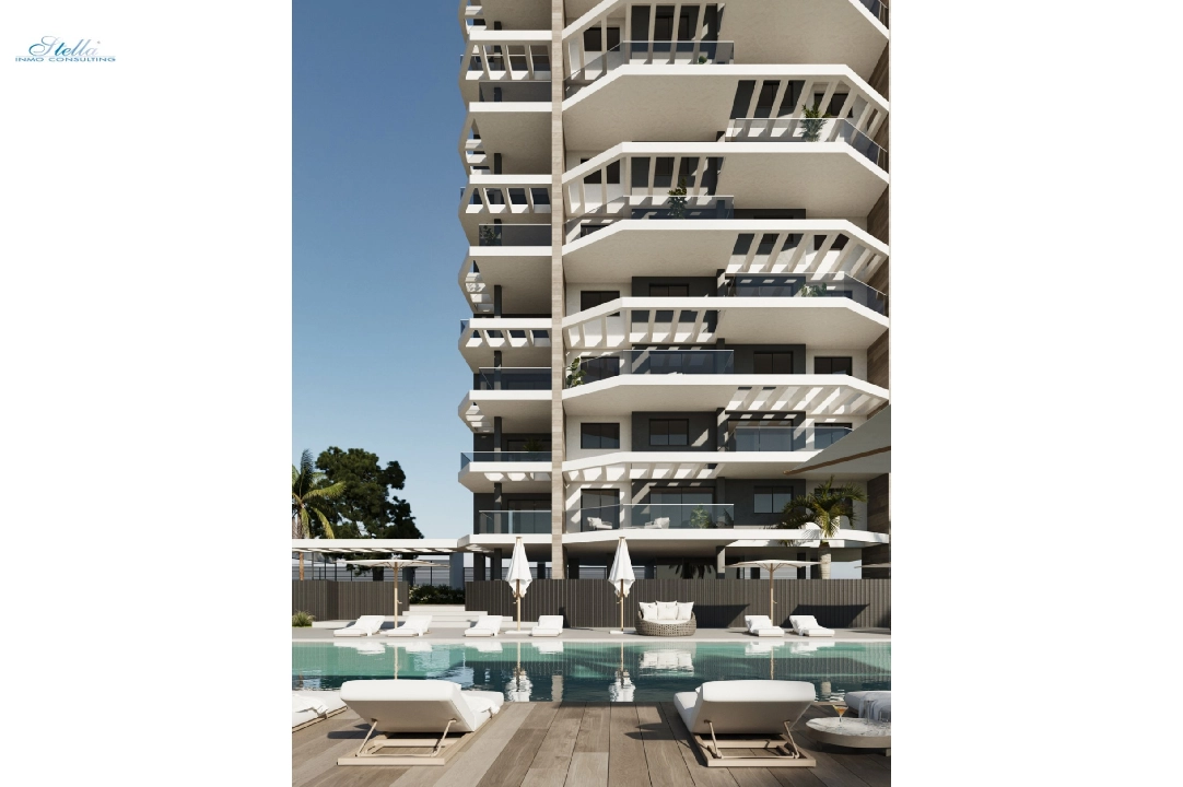 Apartment in Calpe zu verkaufen, Wohnfläche 72 m², Baujahr 2023, + KLIMA, Klimaanlage, 2 Schlafzimmer, 2 Badezimmer, Pool, ref.: BI-CA.A-019-15