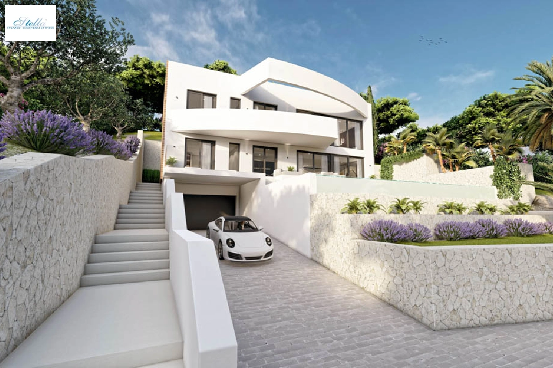 Villa in Altea(Altea La Vella) zu verkaufen, Wohnfläche 540 m², Klimaanlage, Grundstück 1308 m², 4 Schlafzimmer, 4 Badezimmer, Pool, ref.: BP-7014ALT-4