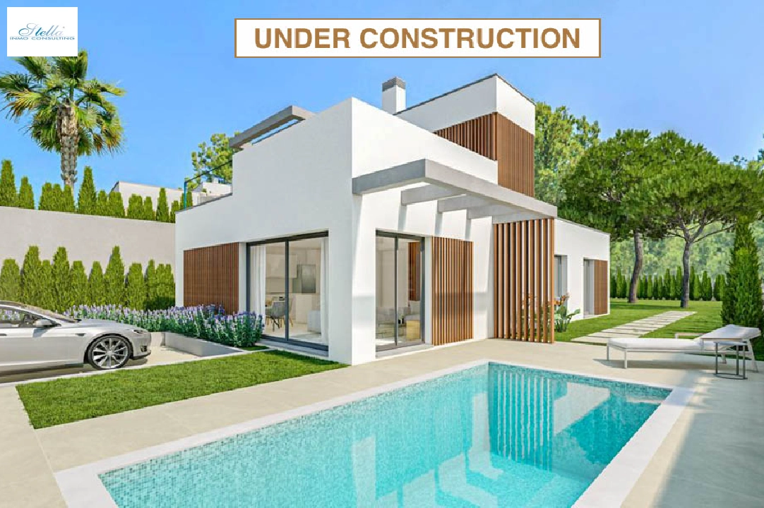 Villa in Finestrat(Sierra Cortina) zu verkaufen, Wohnfläche 150 m², Klimaanlage, Grundstück 410 m², 3 Schlafzimmer, 2 Badezimmer, ref.: BP-7024FIN-18