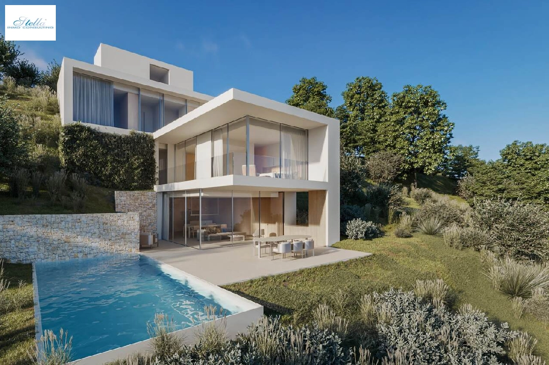 Villa in Benissa(La Fustera) zu verkaufen, Wohnfläche 330 m², Klimaanlage, Grundstück 1448 m², 4 Schlafzimmer, 5 Badezimmer, Pool, ref.: BP-4310BEN-2