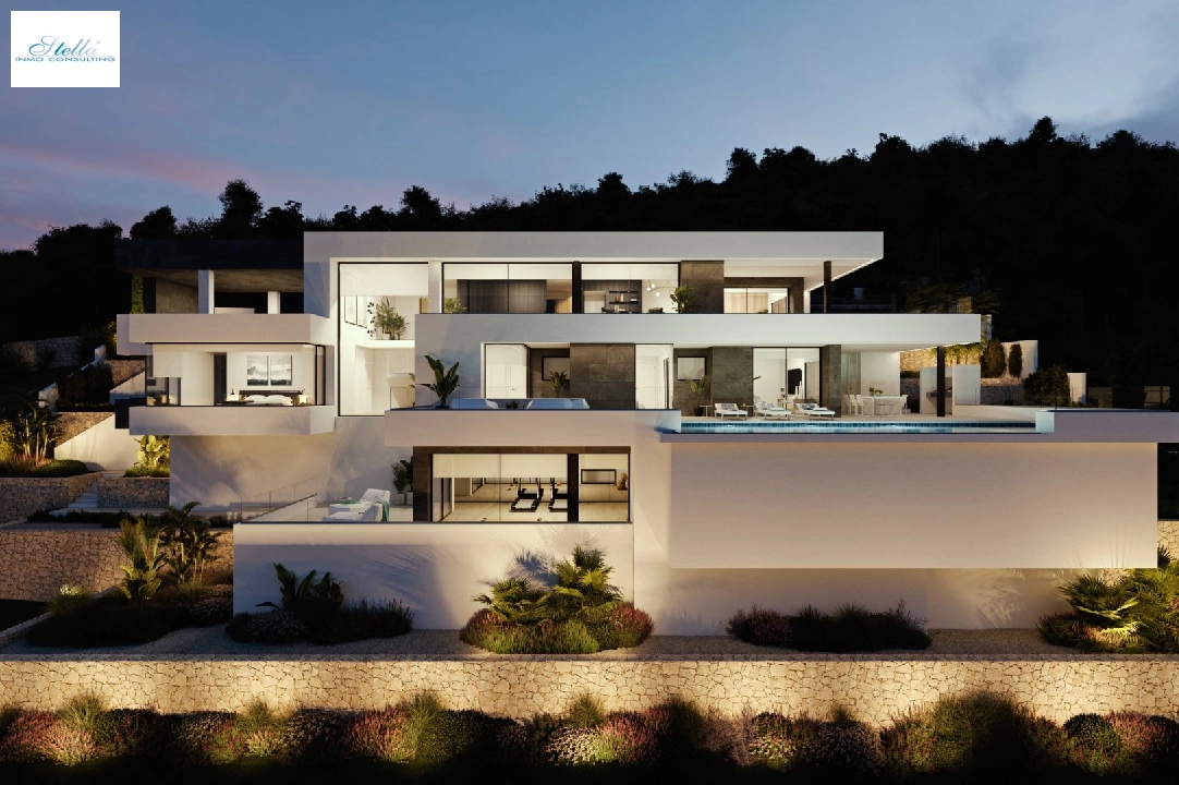 Villa in Cumbre del Sol(Residencial Plus Jazmines) zu verkaufen, Wohnfläche 440 m², Grundstück 1877 m², 3 Schlafzimmer, 5 Badezimmer, Pool, ref.: VA-AJ044-2