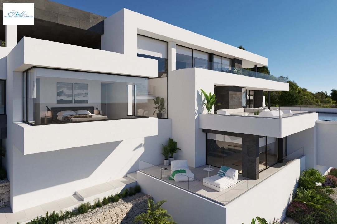 Villa in Cumbre del Sol(Residencial Plus Jazmines) zu verkaufen, Wohnfläche 440 m², Grundstück 1877 m², 3 Schlafzimmer, 5 Badezimmer, Pool, ref.: VA-AJ044-3