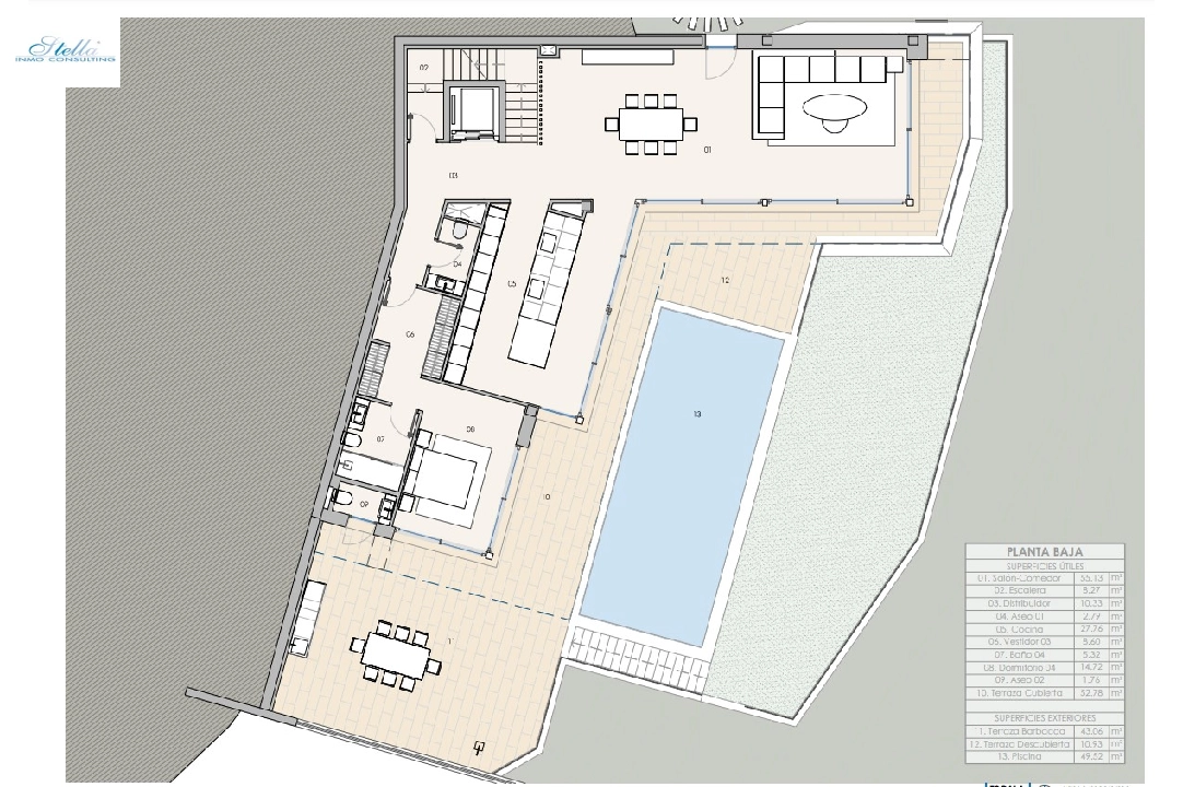 Villa in Altea(Altea Hills) zu verkaufen, Wohnfläche 610 m², Klimaanlage, Grundstück 1302 m², 4 Schlafzimmer, 4 Badezimmer, Pool, ref.: BP-3622ALT-27