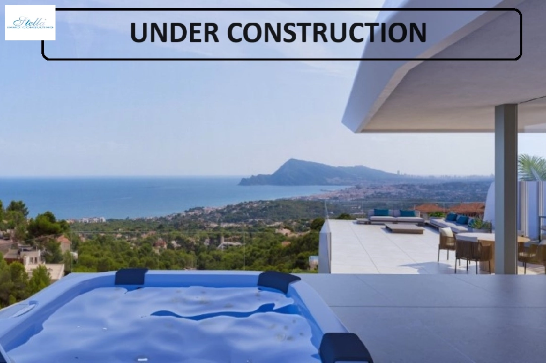 Villa in Altea(Altea Hills) zu verkaufen, Wohnfläche 610 m², Klimaanlage, Grundstück 1302 m², 4 Schlafzimmer, 4 Badezimmer, Pool, ref.: BP-3622ALT-4