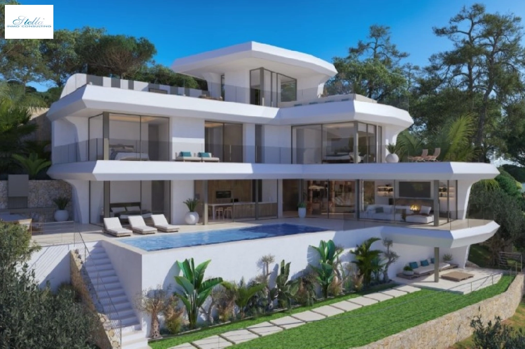 Villa in Altea(Altea Hills) zu verkaufen, Wohnfläche 610 m², Klimaanlage, Grundstück 1302 m², 4 Schlafzimmer, 4 Badezimmer, Pool, ref.: BP-3622ALT-7