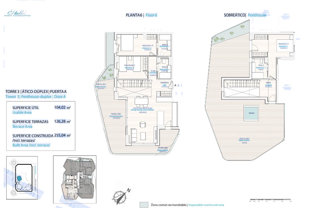 Apartment in Vilajoyosa(Les Torres) zu verkaufen, Wohnfläche 259 m², Klimaanlage, 3 Schlafzimmer, 3 Badezimmer, Pool, ref.: BP-7039VIL-35