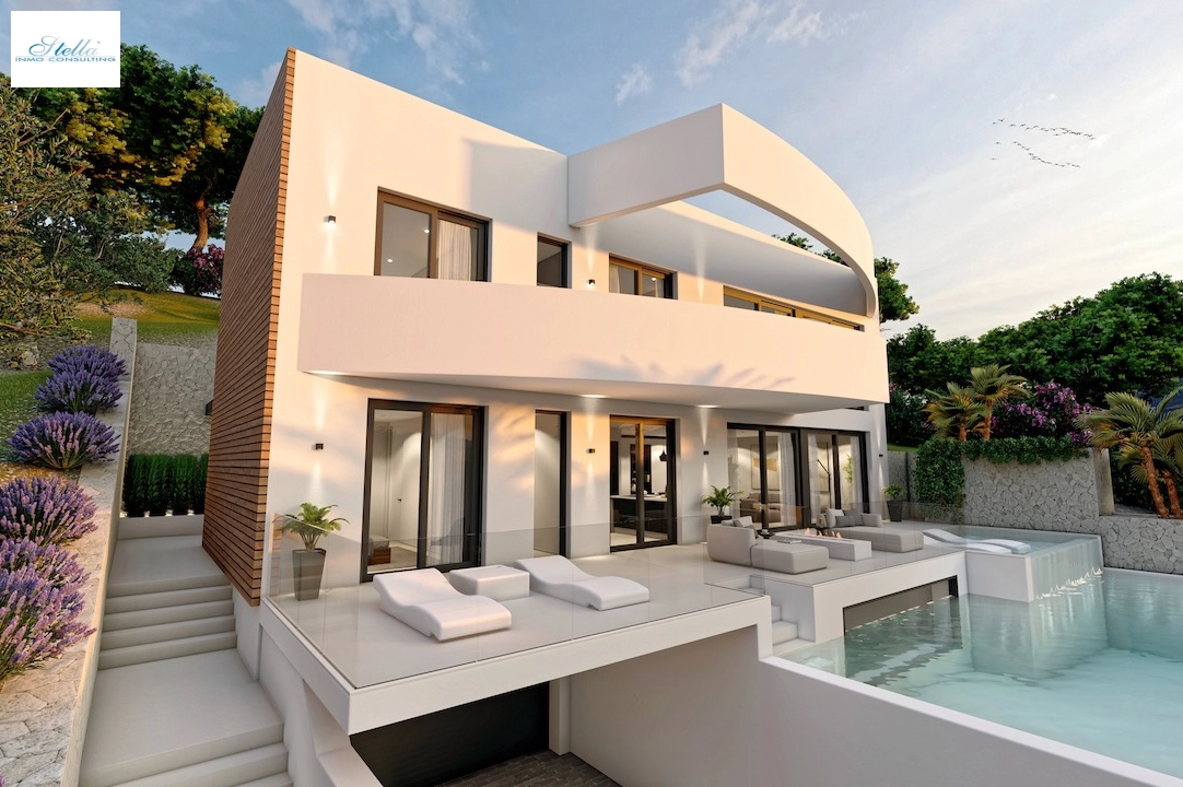 Villa in Altea(Sierra de Altea) zu verkaufen, Wohnfläche 500 m², Klimaanlage, Grundstück 1270 m², 4 Schlafzimmer, 4 Badezimmer, Pool, ref.: CA-H-1718-AMB-2