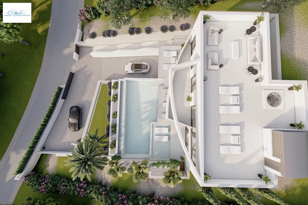 Villa in Altea(Sierra de Altea) zu verkaufen, Wohnfläche 500 m², Klimaanlage, Grundstück 1270 m², 4 Schlafzimmer, 4 Badezimmer, Pool, ref.: CA-H-1718-AMB-20