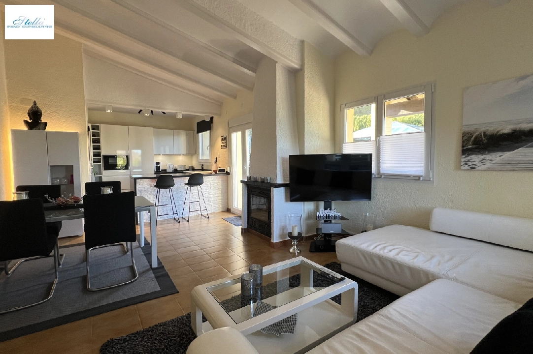 Villa in Denia-La Sella(La Sella ) zur Ferienvermietung, Wohnfläche 111 m², Baujahr 1986, + Zentralheizung, Klimaanlage, Grundstück 495 m², 3 Schlafzimmer, 2 Badezimmer, Pool, ref.: T-0424-13