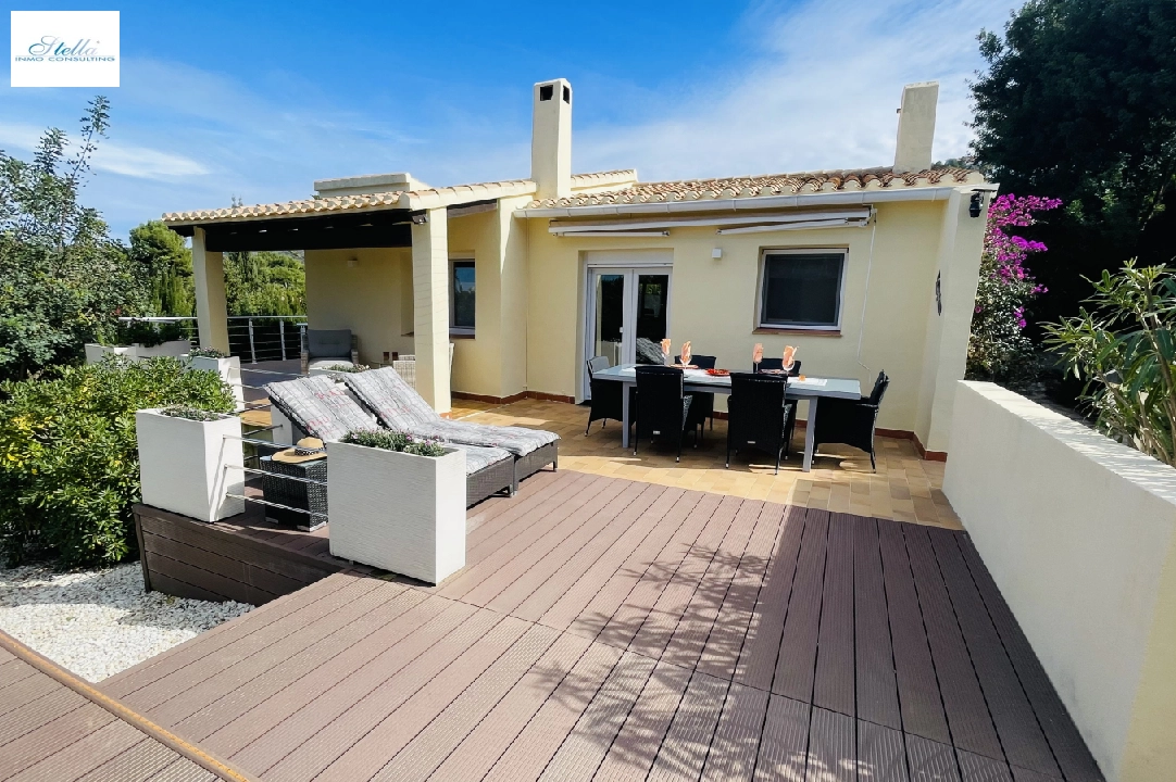 Villa in Denia-La Sella(La Sella ) zur Ferienvermietung, Wohnfläche 111 m², Baujahr 1986, + Zentralheizung, Klimaanlage, Grundstück 495 m², 3 Schlafzimmer, 2 Badezimmer, Pool, ref.: T-0424-3