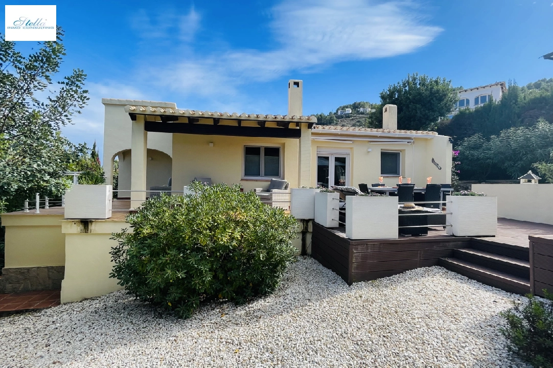 Villa in Denia-La Sella(La Sella ) zur Ferienvermietung, Wohnfläche 111 m², Baujahr 1986, + Zentralheizung, Klimaanlage, Grundstück 495 m², 3 Schlafzimmer, 2 Badezimmer, Pool, ref.: T-0424-34