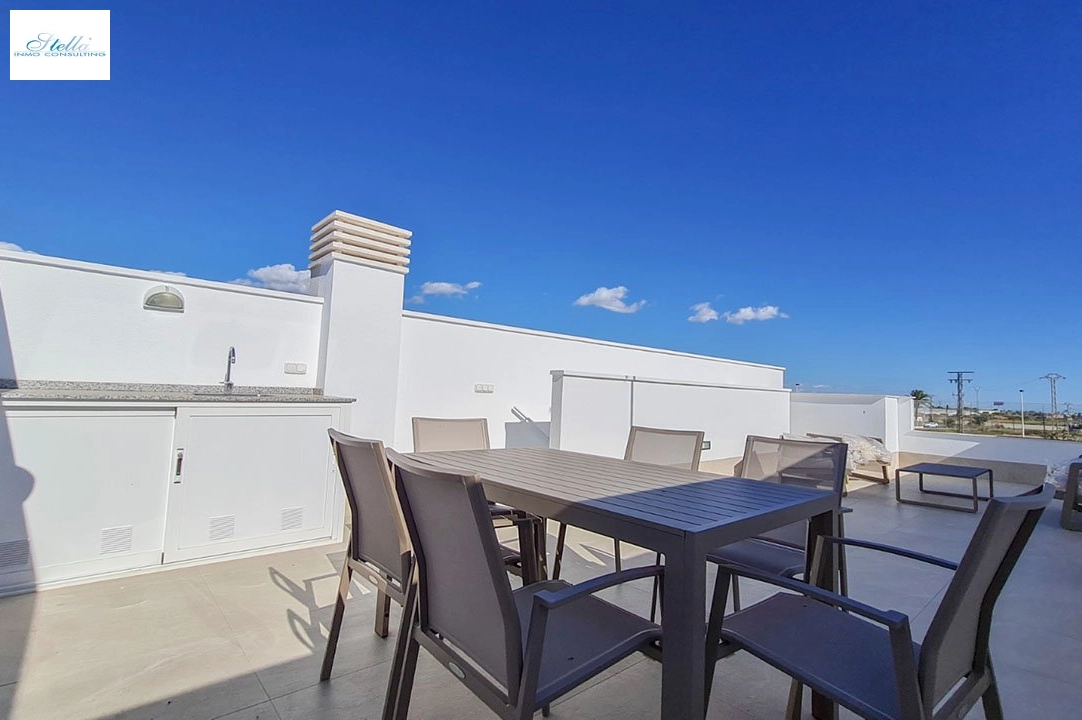 Villa in San Pedro del Pinatar zu verkaufen, Wohnfläche 158 m², Zustand Erstbezug, Grundstück 129 m², 3 Schlafzimmer, 2 Badezimmer, Pool, ref.: HA-SAN-115-E01-15