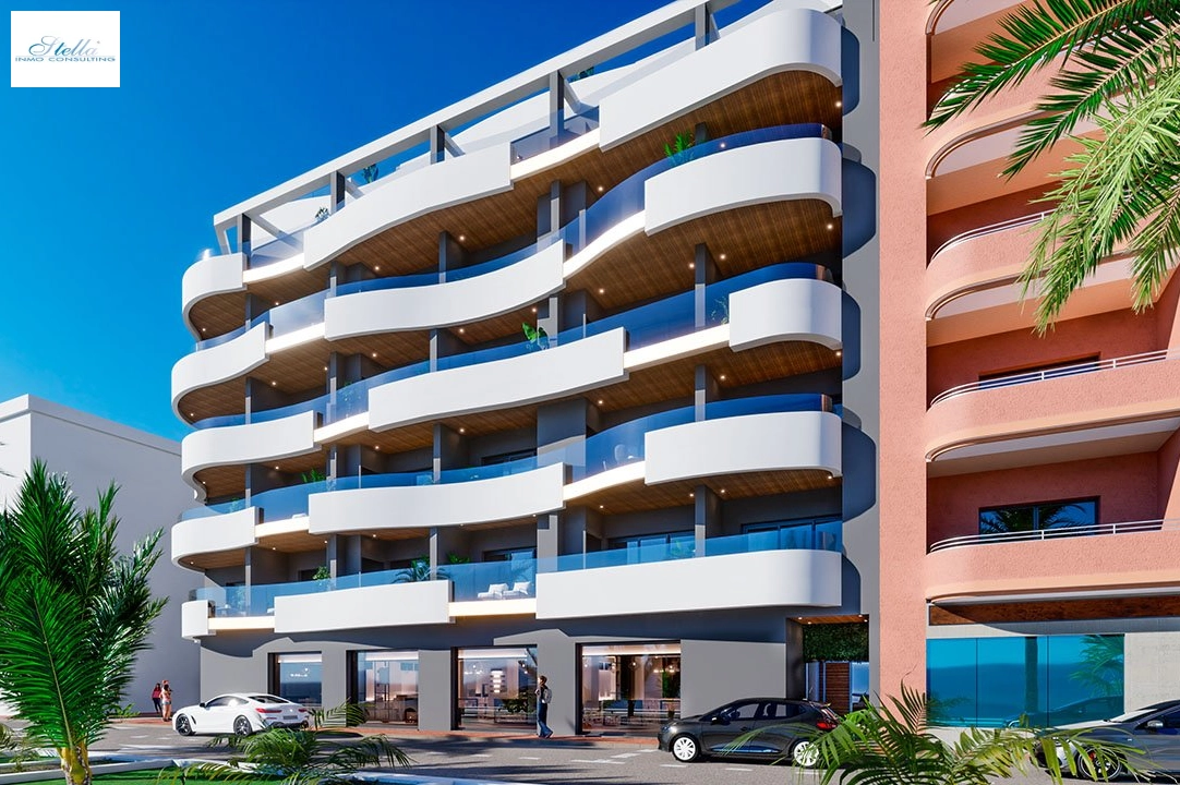 Etagen Apartment in Torrevieja zu verkaufen, Wohnfläche 82 m², Zustand Erstbezug, 2 Schlafzimmer, 2 Badezimmer, Pool, ref.: HA-TON-203-A01-5