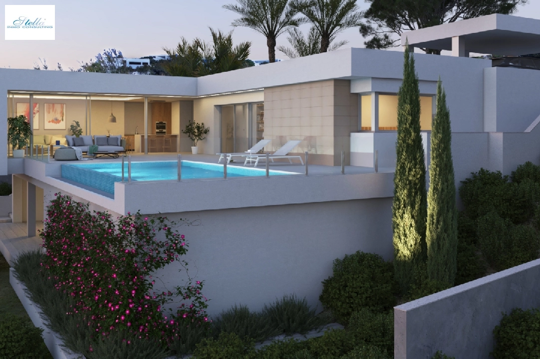 Villa in Cumbre del Sol(Magnolias Design) zu verkaufen, Wohnfläche 142 m², Grundstück 813 m², 3 Schlafzimmer, 3 Badezimmer, Pool, ref.: VA-AM033-4