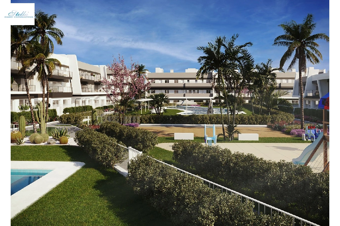 Etagen Apartment in Santa Pola zu verkaufen, Wohnfläche 83 m², Zustand Erstbezug, Klimaanlage, 2 Schlafzimmer, 2 Badezimmer, Pool, ref.: HA-SPN-131-A01-5