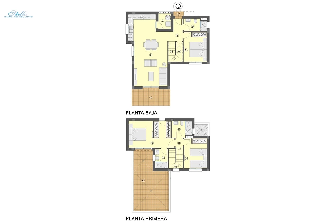 Villa in Busot zu verkaufen, Wohnfläche 159 m², Zustand Erstbezug, 3 Schlafzimmer, 3 Badezimmer, Pool, ref.: HA-BUN-122-E02-6