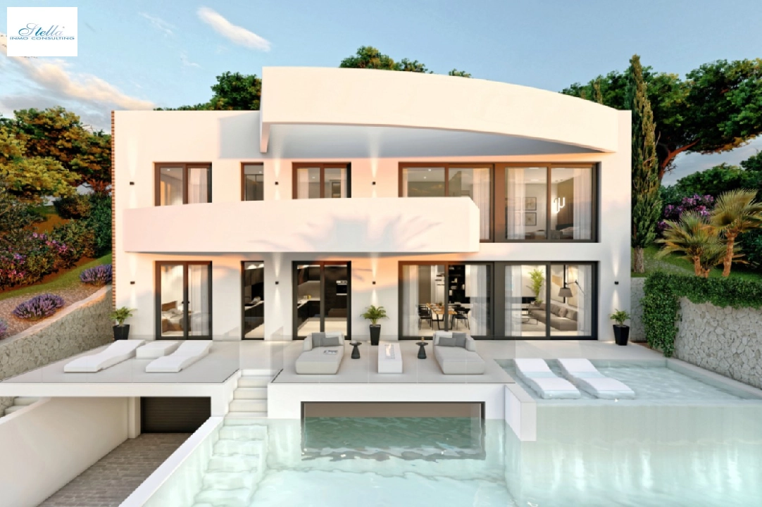 Villa in Altea zu verkaufen, Wohnfläche 540 m², Baujahr 2024, Klimaanlage, Grundstück 1270 m², 4 Schlafzimmer, 4 Badezimmer, Pool, ref.: BI-AL.H-031-18