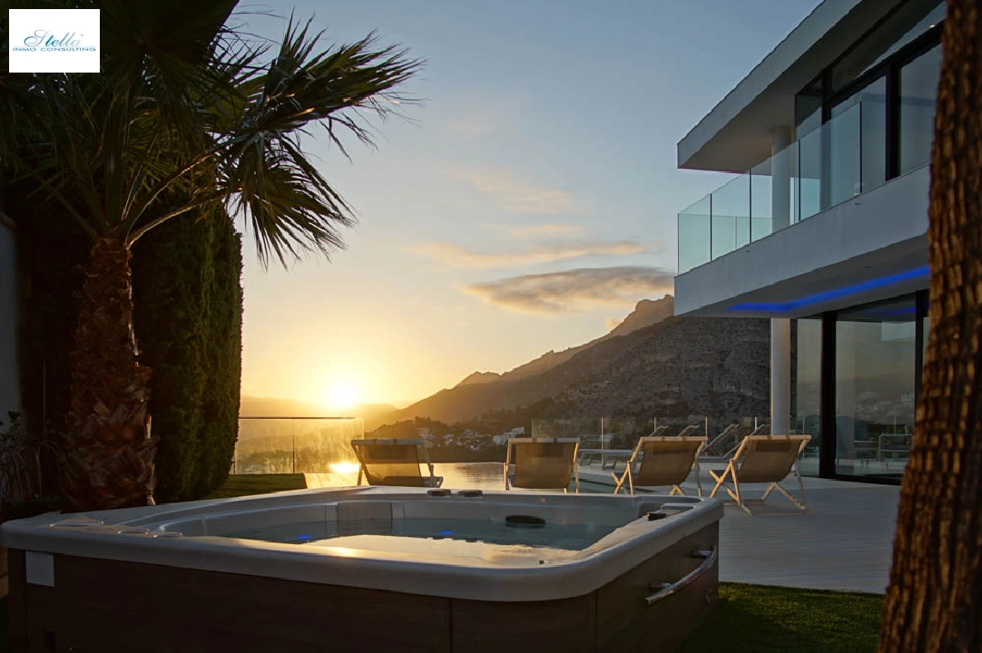 Villa in Altea(Altea Hills) zu verkaufen, Wohnfläche 547 m², Klimaanlage, Grundstück 908 m², 6 Schlafzimmer, 5 Badezimmer, Pool, ref.: BP-7056ALT-31