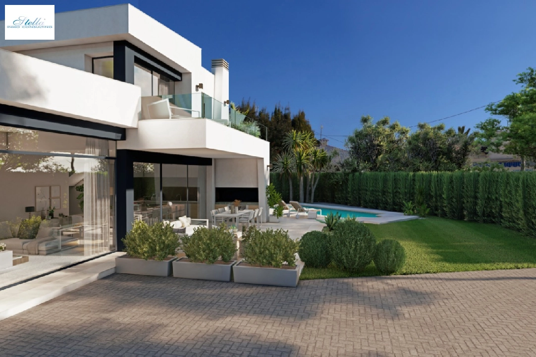 Villa in Benissa(La Fustera) zu verkaufen, Wohnfläche 284 m², Klimaanlage, Grundstück 725 m², 3 Schlafzimmer, 3 Badezimmer, Pool, ref.: BI-BE.H-903-4