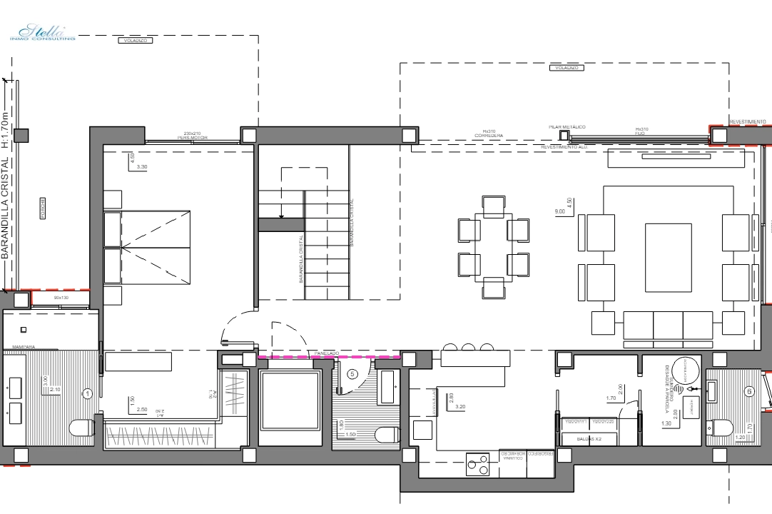 Villa in Altea(Altea Hills) zu verkaufen, Wohnfläche 535 m², Grundstück 1252 m², 4 Schlafzimmer, 6 Badezimmer, ref.: BP-4380ALT-4