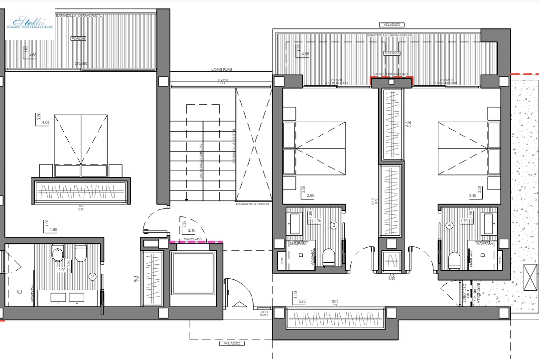 Villa in Altea(Altea Hills) zu verkaufen, Wohnfläche 535 m², Grundstück 1252 m², 4 Schlafzimmer, 6 Badezimmer, ref.: BP-4380ALT-5