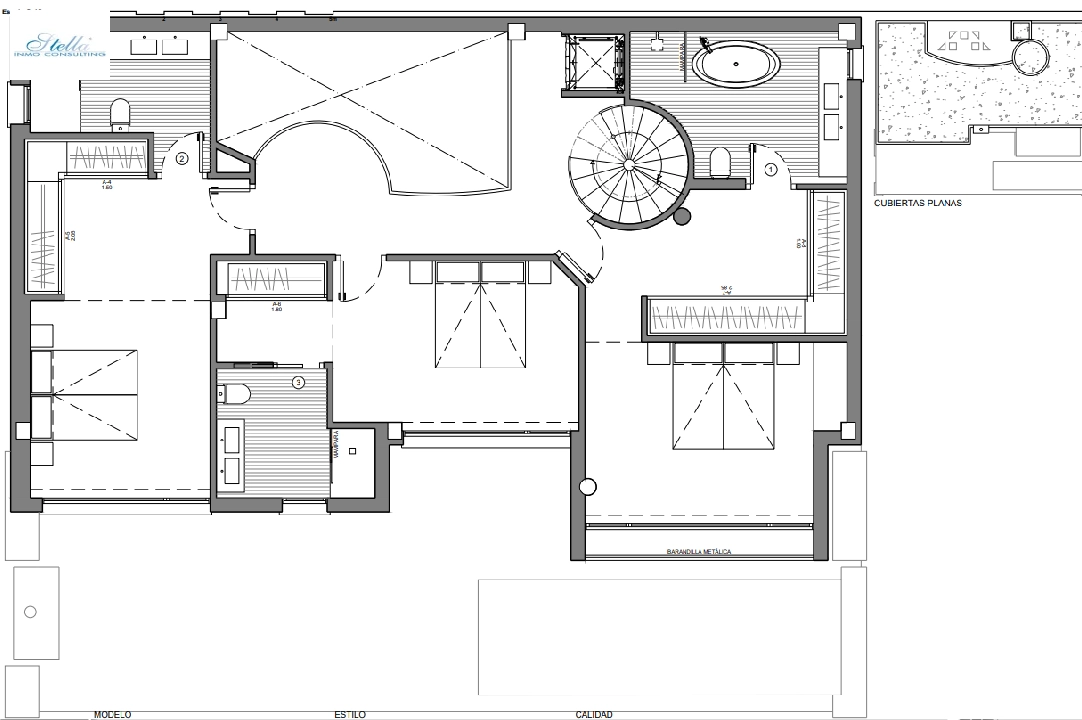 Villa in Altea(Altea Hills) zu verkaufen, Wohnfläche 418 m², Klimaanlage, 5 Schlafzimmer, 6 Badezimmer, ref.: BP-4381ALT-25