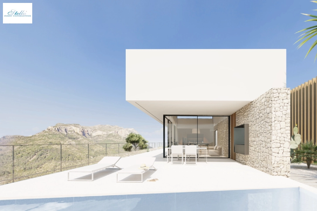 Villa in Denia zu verkaufen, Wohnfläche 176 m², Baujahr 2023, Klimaanlage, Grundstück 1514 m², 3 Schlafzimmer, 3 Badezimmer, Pool, ref.: BI-DE.H-008-12