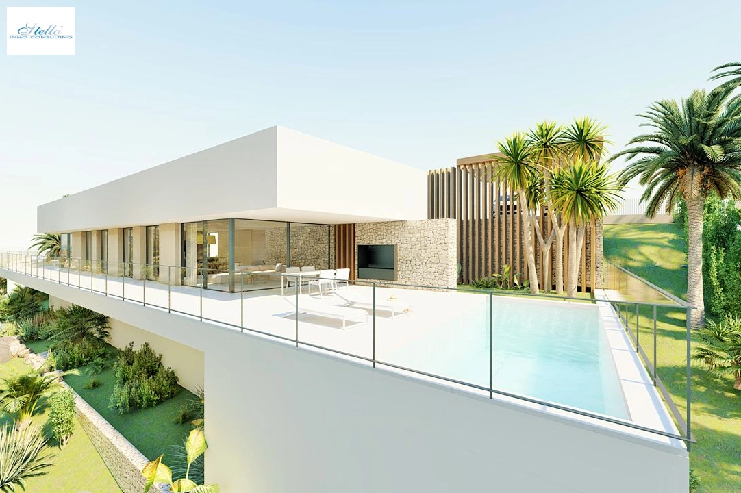 Villa in Denia zu verkaufen, Wohnfläche 176 m², Baujahr 2023, Klimaanlage, Grundstück 1514 m², 3 Schlafzimmer, 3 Badezimmer, Pool, ref.: BI-DE.H-008-15