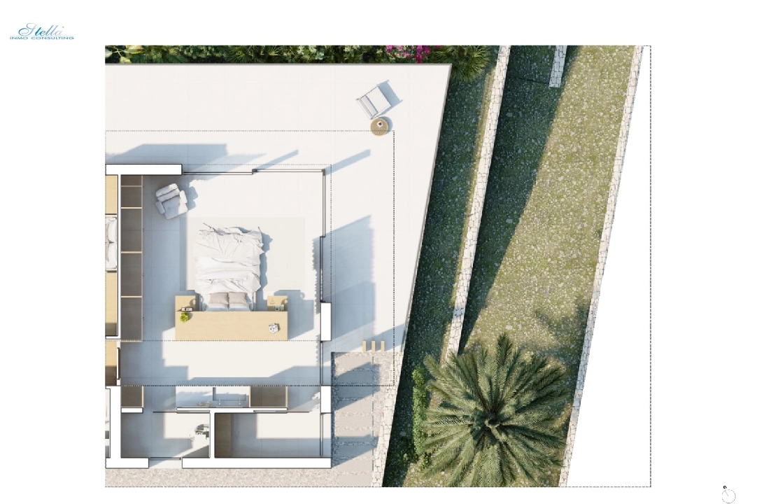 Villa in Denia zu verkaufen, Wohnfläche 176 m², Baujahr 2023, Klimaanlage, Grundstück 1514 m², 3 Schlafzimmer, 3 Badezimmer, Pool, ref.: BI-DE.H-008-25