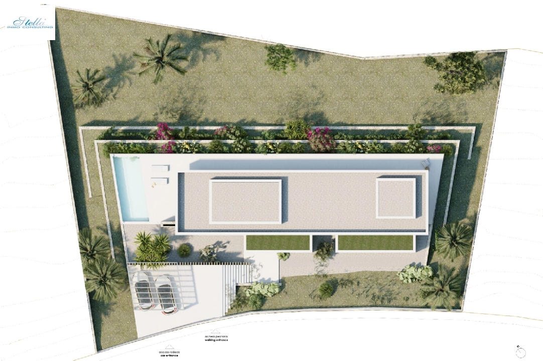 Villa in Denia zu verkaufen, Wohnfläche 176 m², Baujahr 2023, Klimaanlage, Grundstück 1514 m², 3 Schlafzimmer, 3 Badezimmer, Pool, ref.: BI-DE.H-008-26