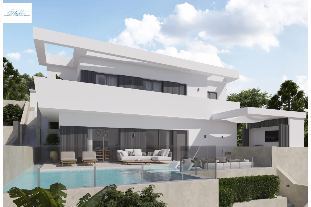 Villa in Moraira(Paichi) zu verkaufen, Wohnfläche 282 m², Klimaanlage, Grundstück 450 m², 4 Schlafzimmer, 4 Badezimmer, ref.: BP-4372MOR-2