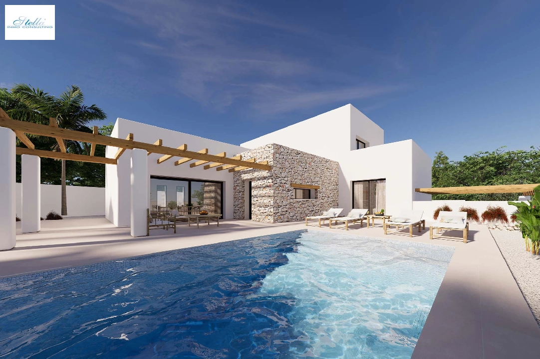 Villa in Moraira zu verkaufen, Wohnfläche 280 m², Klimaanlage, Grundstück 800 m², 4 Schlafzimmer, 4 Badezimmer, Pool, ref.: BI-MT.H-797-1