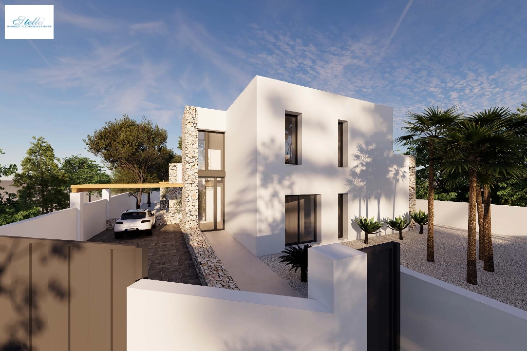 Villa in Moraira zu verkaufen, Wohnfläche 268 m², Klimaanlage, Grundstück 800 m², 4 Schlafzimmer, 3 Badezimmer, Pool, ref.: BI-MT.H-793-11