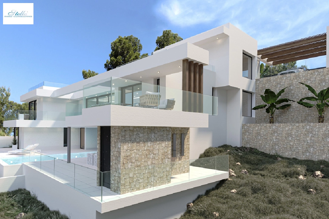 Villa in Calpe(Partida Empedrola) zu verkaufen, Wohnfläche 453 m², Klimaanlage, Grundstück 1013 m², 4 Schlafzimmer, 5 Badezimmer, ref.: BP-4308CAL-5