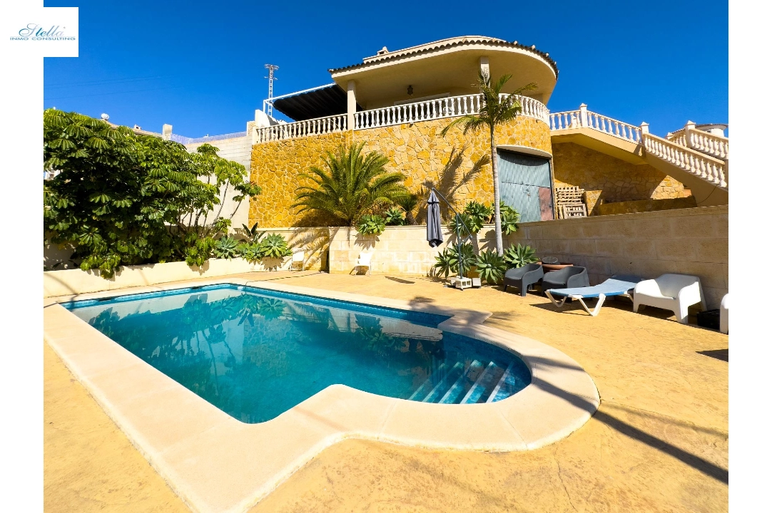 Villa in El Campello(Cala dor) zu verkaufen, Wohnfläche 260 m², Klimaanlage, Grundstück 804 m², 3 Schlafzimmer, 2 Badezimmer, ref.: AM-1238DA-3700-1