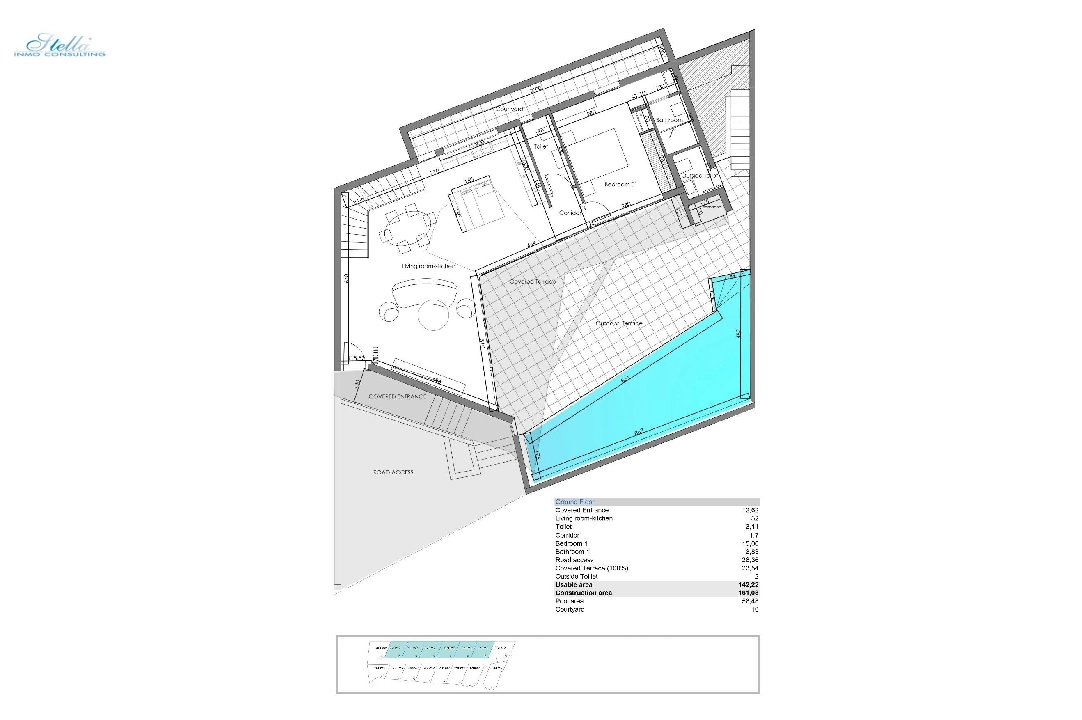 Villa in Benitachell(Benitachell) zu verkaufen, Wohnfläche 226 m², Grundstück 270 m², 3 Schlafzimmer, 3 Badezimmer, Pool, ref.: AM-12202DA-3700-21