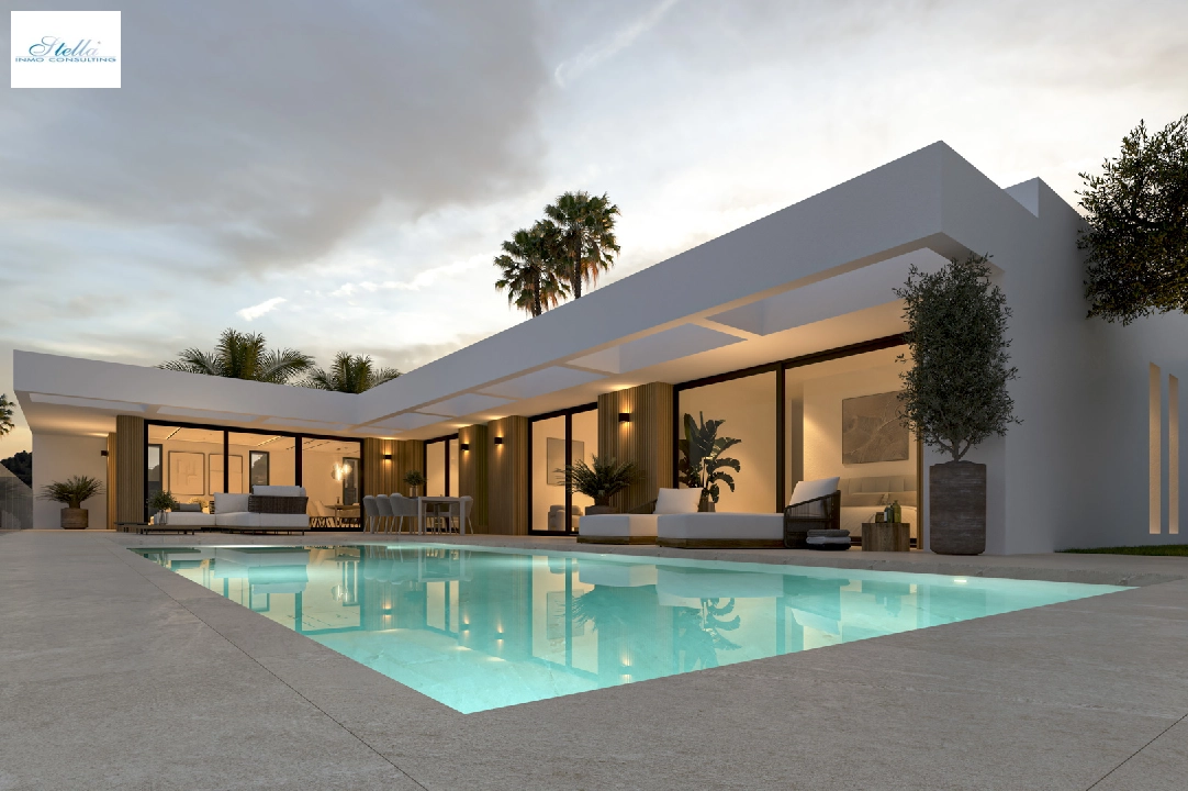 Villa in Calpe(Empedrola II) zu verkaufen, Klimaanlage, Grundstück 1000 m², 3 Schlafzimmer, 3 Badezimmer, ref.: BP-4389CAL-1