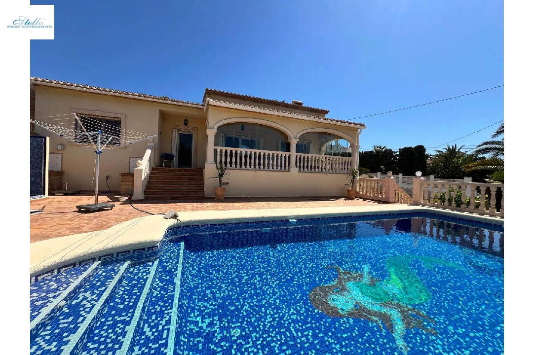 Villa in Calpe zu verkaufen, Wohnfläche 145 m², Klimaanlage, 3 Schlafzimmer, 2 Badezimmer, Pool, ref.: BS-84840333-33