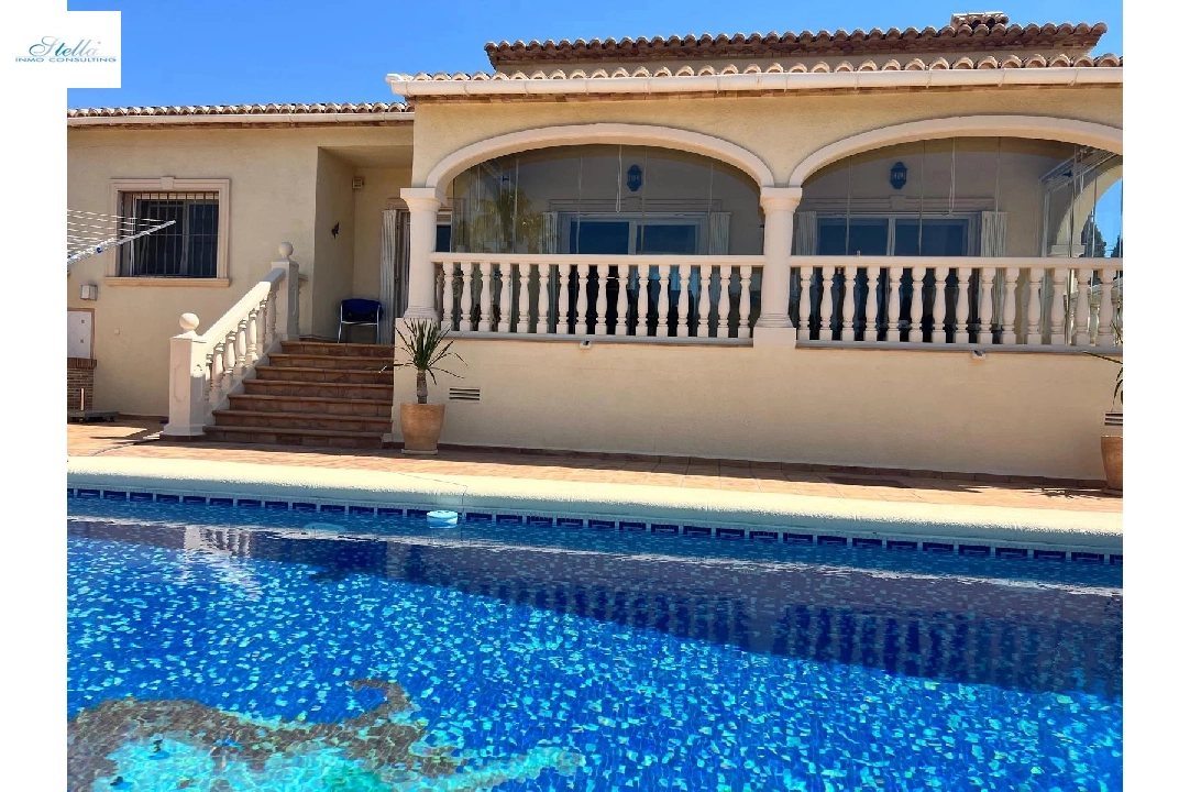 Villa in Calpe zu verkaufen, Wohnfläche 145 m², Klimaanlage, 3 Schlafzimmer, 2 Badezimmer, Pool, ref.: BS-84840333-34