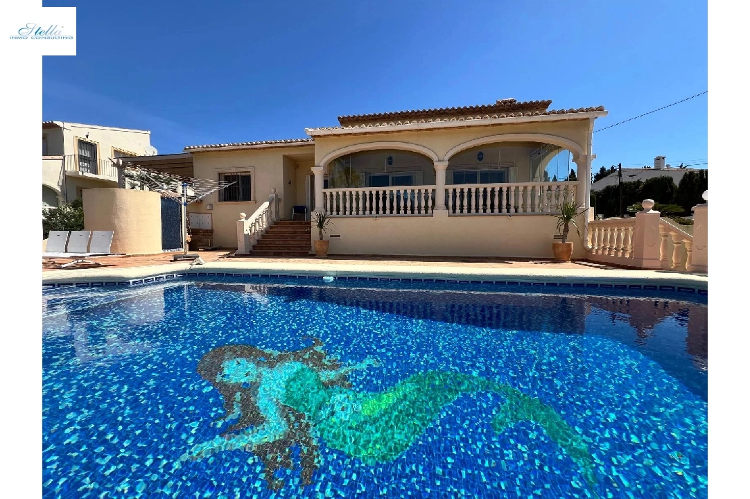 Villa in Calpe zu verkaufen, Wohnfläche 145 m², Klimaanlage, 3 Schlafzimmer, 2 Badezimmer, Pool, ref.: BS-84840333-5