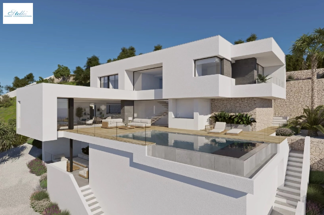 Villa in Cumbre del Sol zu verkaufen, Wohnfläche 349 m², Grundstück 807 m², 3 Schlafzimmer, 3 Badezimmer, Pool, ref.: BS-84915850-1