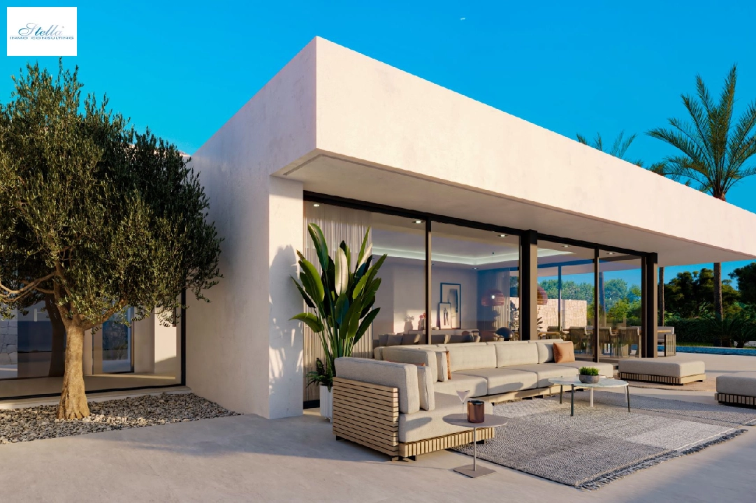 Villa in Denia(San Juan) zu verkaufen, Wohnfläche 322 m², Baujahr 2026, + Zentralheizung, Klimaanlage, Grundstück 1600 m², 4 Schlafzimmer, 4 Badezimmer, Pool, ref.: AS-0524-13