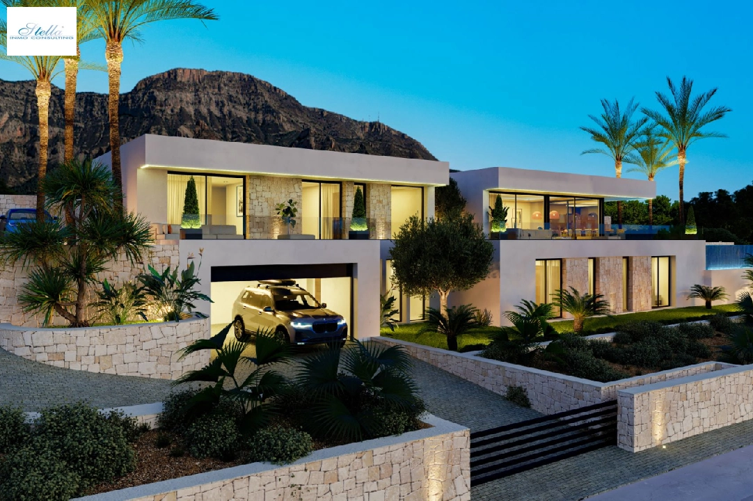 Villa in Denia(San Juan) zu verkaufen, Wohnfläche 322 m², Baujahr 2026, + Zentralheizung, Klimaanlage, Grundstück 1600 m², 4 Schlafzimmer, 4 Badezimmer, Pool, ref.: AS-0524-15