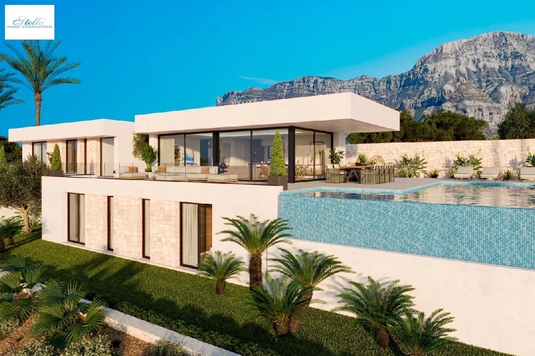 Villa in Denia(San Juan) zu verkaufen, Wohnfläche 322 m², Baujahr 2026, + Zentralheizung, Klimaanlage, Grundstück 1600 m², 4 Schlafzimmer, 4 Badezimmer, Pool, ref.: AS-0524-3