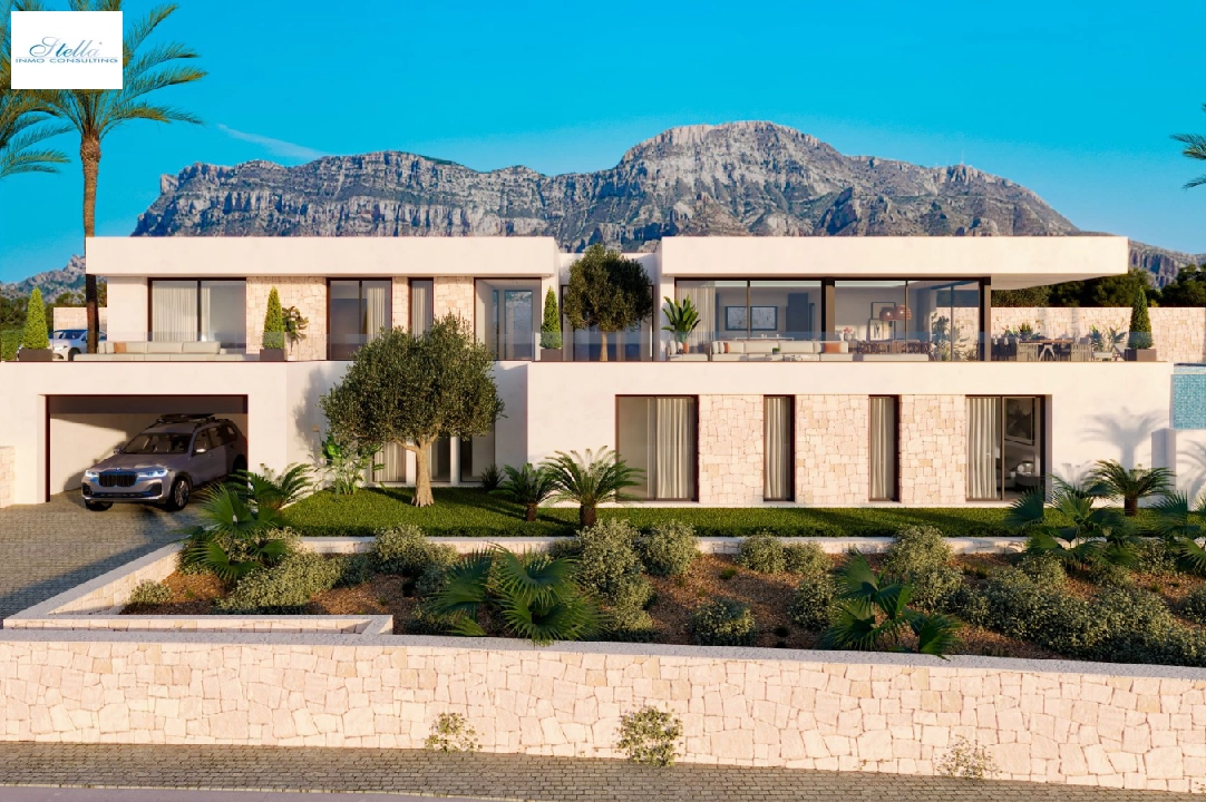 Villa in Denia(San Juan) zu verkaufen, Wohnfläche 322 m², Baujahr 2026, + Zentralheizung, Klimaanlage, Grundstück 1600 m², 4 Schlafzimmer, 4 Badezimmer, Pool, ref.: AS-0524-4