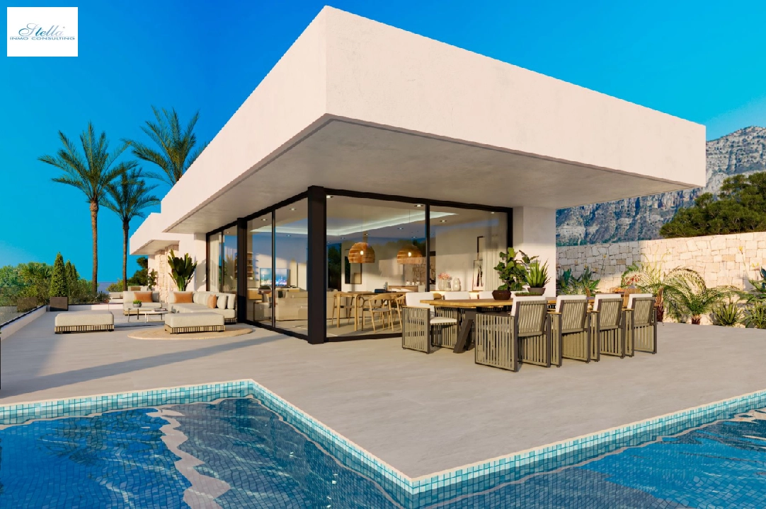 Villa in Denia(San Juan) zu verkaufen, Wohnfläche 322 m², Baujahr 2026, + Zentralheizung, Klimaanlage, Grundstück 1600 m², 4 Schlafzimmer, 4 Badezimmer, Pool, ref.: AS-0524-7