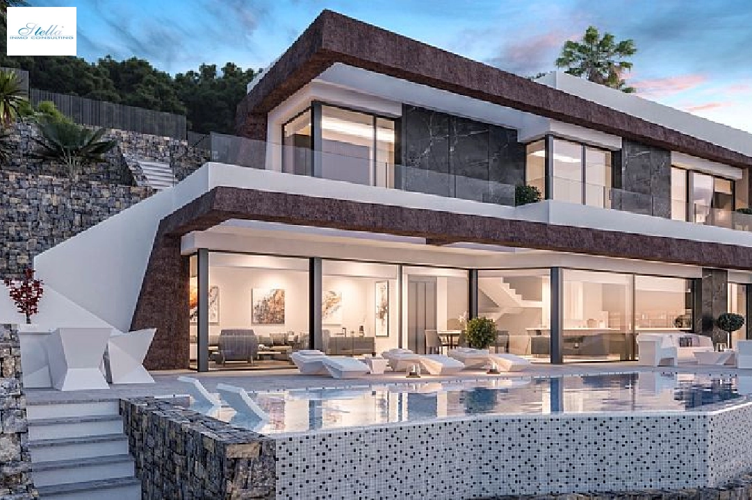 Villa in Calpe(Maryvilla) zu verkaufen, Wohnfläche 349 m², Klimaanlage, Grundstück 630 m², 4 Schlafzimmer, 5 Badezimmer, Pool, ref.: CA-H-1777-AMB-10