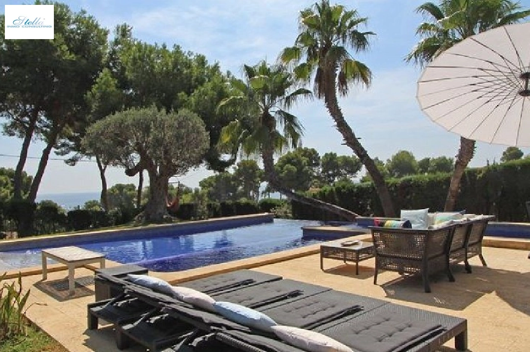 Villa in Moraira(La Cometa) zu verkaufen, Wohnfläche 268 m², Klimaanlage, Grundstück 1846 m², 5 Schlafzimmer, 4 Badezimmer, Pool, ref.: CA-H-1780-AMB-5