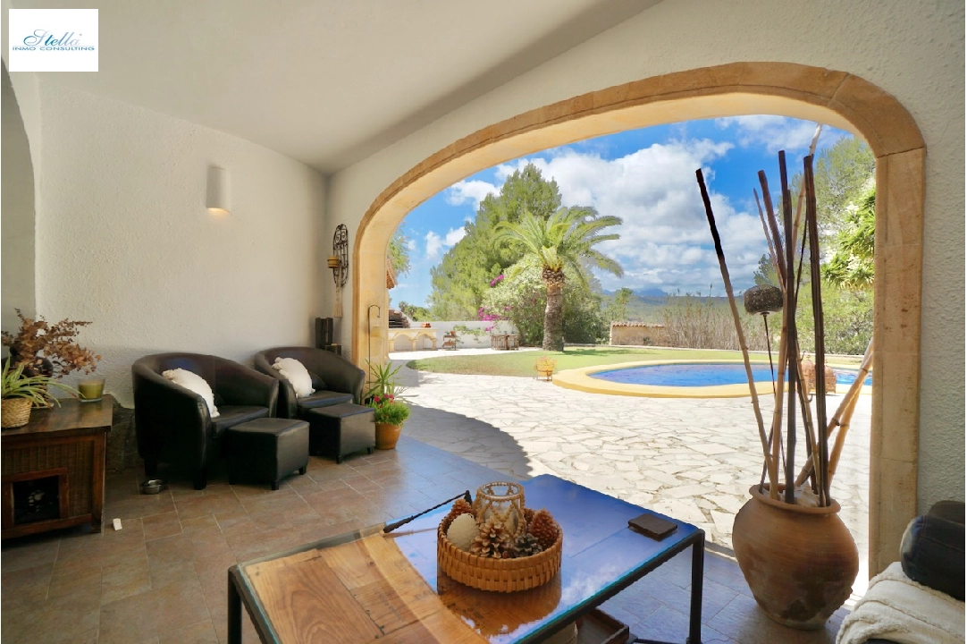 Villa in Moraira(Moraira Alcasar) zu verkaufen, Wohnfläche 267 m², Klimaanlage, Grundstück 972 m², 5 Schlafzimmer, 3 Badezimmer, Pool, ref.: CA-H-1781-AMBI-6